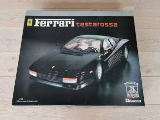Ferrari Testarossa Pocher Rivarossi K53 1/8 ongebouwd zwart