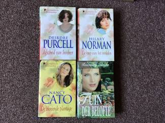 4 PRACHTIGE BOEKEN van Romans, Avontuur ,Triller enz...