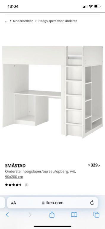 Het site Geven hoogslaper van Ikea : Slaapkamer | Bedden