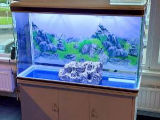 300 liter aquarium incl. meubel. z.g.a.n.