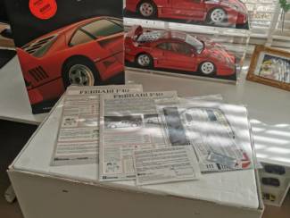 Modelauto's | groot | 1:5 tot 1:12 Ferrari F40 Pocher schaal 1:8 Rood ongebouwd.