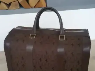 Accessoires 2 x Vintage Ferrari Leather Luggage Suitcase bag koffer