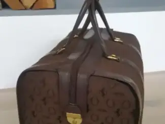 Accessoires 2 x Vintage Ferrari Leather Luggage Suitcase bag koffer