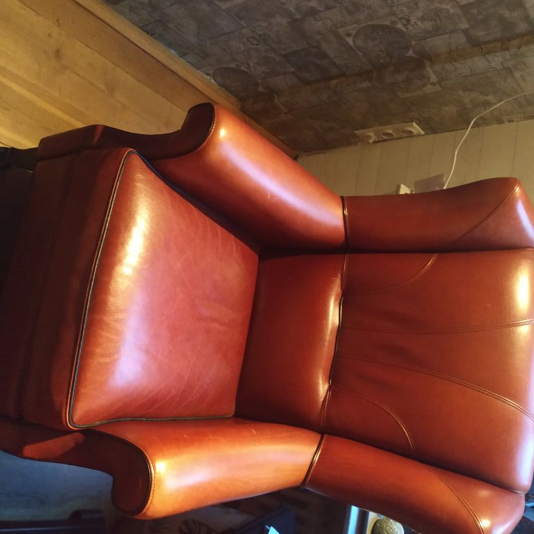 Tolk achterstalligheid Auroch Leren fauteuil bordeaux rood : Fauteuils
