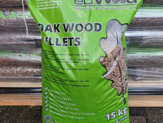 Eikenhouten pellets € 525,- per pallet!