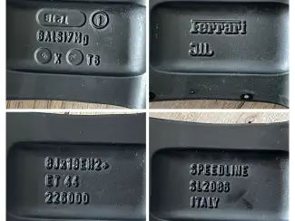 Autobanden Ferrari California Velgen 226000 SPEEDLINE Zwart