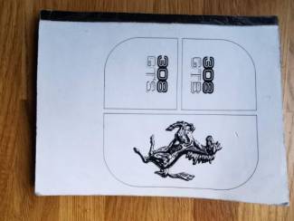Accessoires Ferrari 308 GTB/GTS gebruikershandleiding