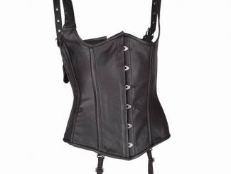 Echt leren corset model 11 waist cincher in small t/m 6xl