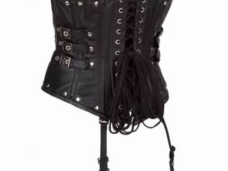Ondergoed en Lingerie Echt leren corset model 06 waist cincher in xs t/m 6xl