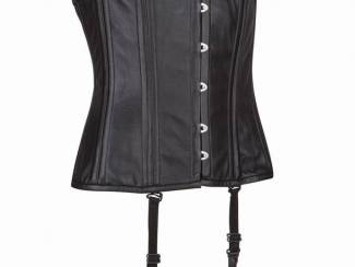 Ondergoed en Lingerie Echt leren corset model 05 waist cincher in xs t/m 6xl