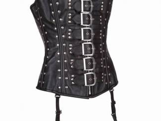 Ondergoed en Lingerie Echt leren corset model 02 in xs t/m 6xl