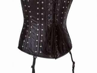 Ondergoed en Lingerie Echt leren corset model 02 in xs t/m 6xl