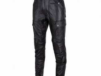 Heren leren broek model motor in small t/m 6xl