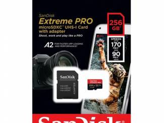 sandisk extreme pro sd kaart 256 gb