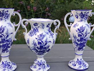 3 delig delftsblauw kaststel