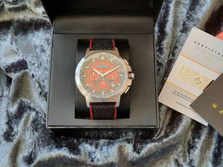 Horloges | Heren !Nieuw! Alpha Sierra - Titan SRC10 (Rood-Zilver)