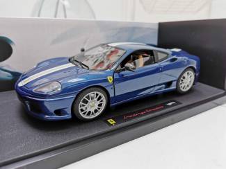 Modelauto's | midden | 1:18 en 1:24 1:18 FERRARI 360 CHALLENGE STRADALE BLUE ELITE P9892 LIMITED