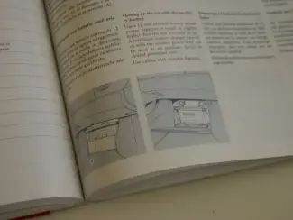 Accessoires Ferrari 360 Spider Owner`s manual instructieboekje