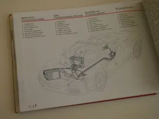 Accessoires Ferrari 360 Spider Owner`s manual instructieboekje