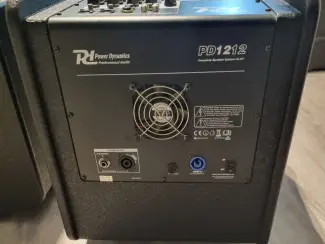Luidsprekers PD1212 professioneel actief 2.2 systeem 2x12