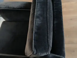 Banken | Sofa's en Chaises Longues Te koop: fauteuil zwart fluweel 85x85x85