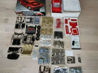 Modelauto's | groot | 1:5 tot 1:12 Ferrari Testarossa Pocher Rivarossi K51 1/8 ongebouwd rood