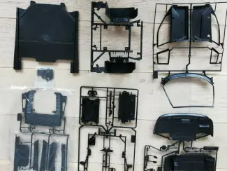 Modelauto's | groot | 1:5 tot 1:12 Ferrari Testarossa Pocher Rivarossi K51 1/8 ongebouwd rood