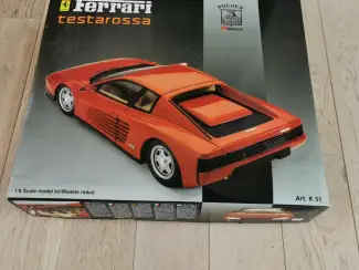 Ferrari Testarossa Pocher Rivarossi K51 1/8 ongebouwd rood