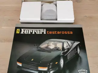 Modelauto's | groot | 1:5 tot 1:12 Ferrari Testarossa Pocher Rivarossi K53 1/8 ongebouwd zwart