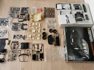 Modelauto's | groot | 1:5 tot 1:12 Ferrari Testarossa Pocher Rivarossi K53 1/8 ongebouwd zwart