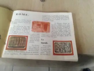 Overige Boeken en Diversen Oude interessante romeinse geschiedenis boek; Rome en Grieks