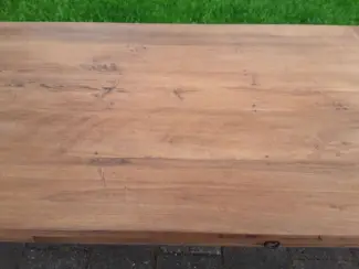 Tafels | Eettafels Teak eettafel 216x 98,5x79 ONBEHANDELD