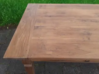 Tafels | Eettafels Teak eettafel 216x 98,5x79 ONBEHANDELD
