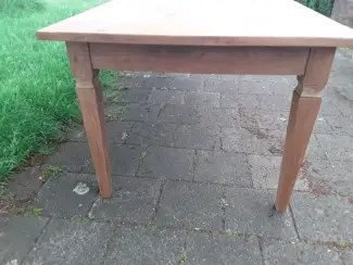 Tafels | Eettafels Teak eettafel 216x 98,5x79 ONBEHANDELD