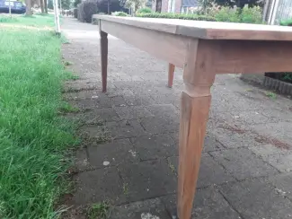 Tafels | Eettafels Teak eettafel 216x 98,5x79 ONBEHANDELD