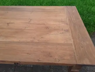 Tafels | Eettafels Teak eettafel 216x 98,5x79 ONBEHANDELD