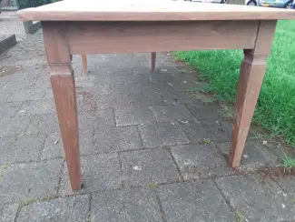 Tafels | Eettafels Teak eettafel 216x 98,5x79 ONBEHANDELD