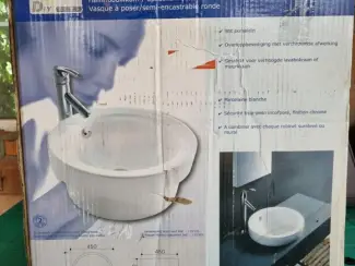 Porseleinen Wastafel
