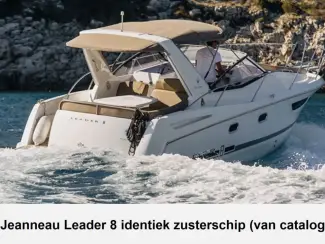 Zeer MODERNE HERNIEUWDE(refit) SPORTJACHT 9x3m