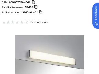 Paullman nembus led wandlamp