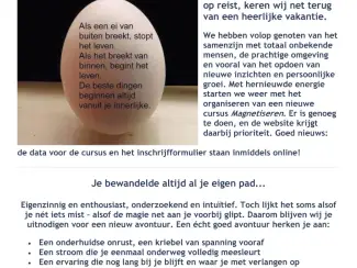 ''Het onvermijdelijke gevolg van persoonlijke groei is...