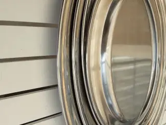 Woonaccessoires | Schalen en Manden plateau inox