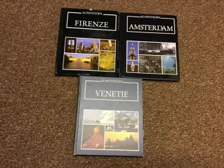 2 Prachtige ,mooie boeken v. kunststeden leerzaam instructief
