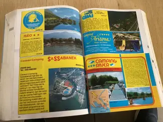 Reisboeken Boek Campingplaatsen internationale gids ,7000 plaatsen