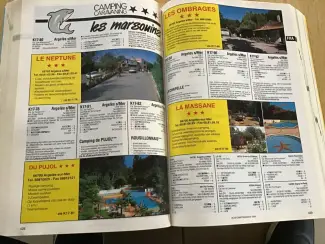 Reisboeken Boek Campingplaatsen internationale gids ,7000 plaatsen