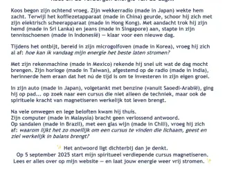 “Wanhoop niet, de mooiste dingen gebeuren op momenten...