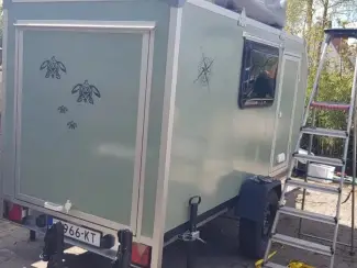 Caravans | Kip nwe. Mini-caravan, Teardrop, Squaredrop of lichte caravan !