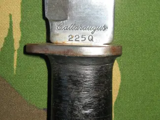 Militaria Wo2 US Cattaraugus 225Q Mes met lederen schede