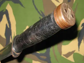 Militaria Wo2 US Cattaraugus 225Q Mes met lederen schede