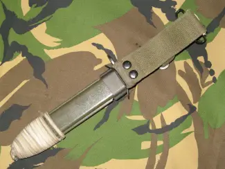 Militaria Bajonet G3 Noorwegen met Schede uit de Jaren '80